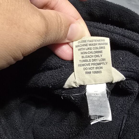 Duluth Trading Co. Men's, Sz 2XL, Black-Fleece Full Zip Hooded Jacket - Picture 5 of 8